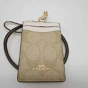 Coach Signature Lanyard Light Khaki